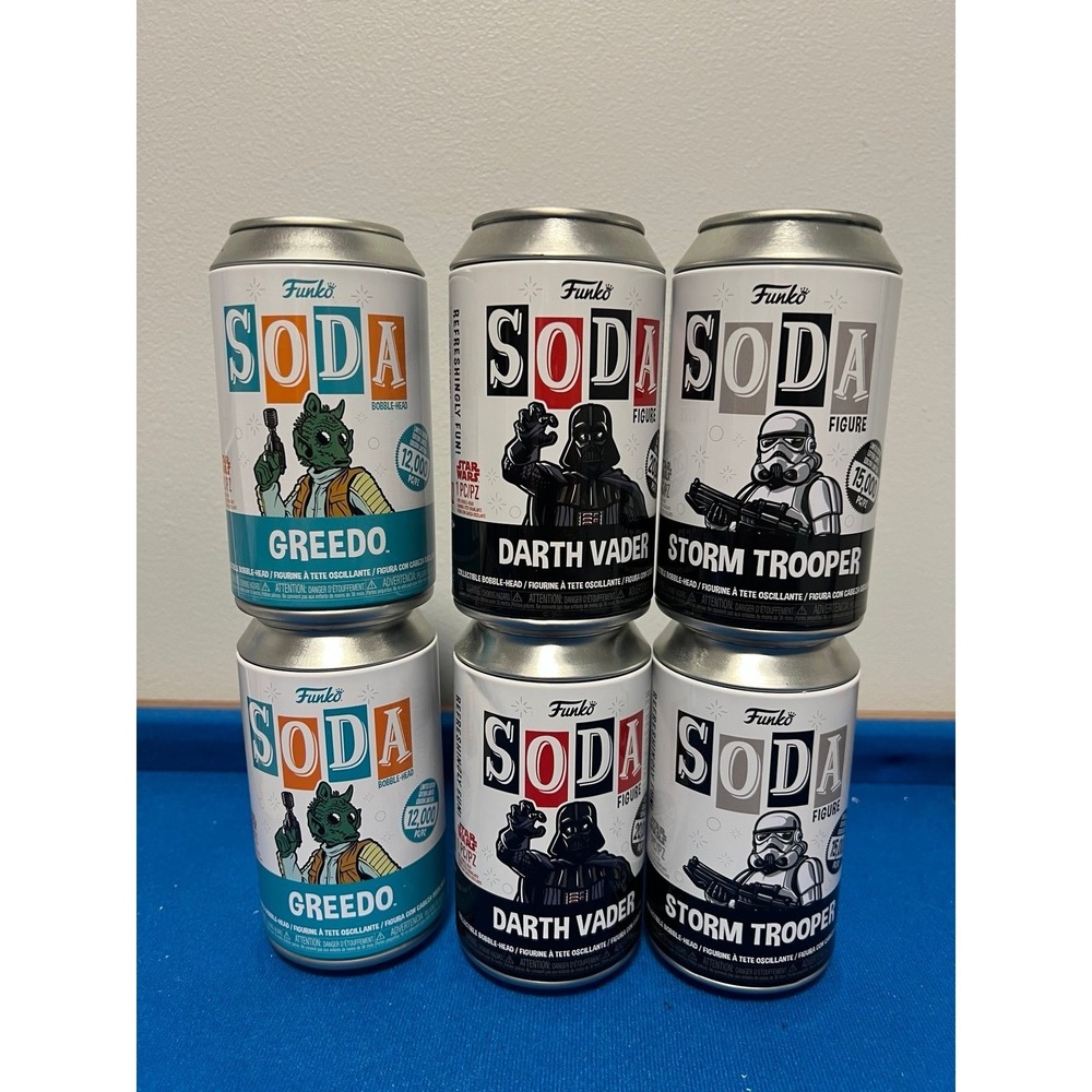 Funko Soda Empire Darth Vader Stormtrooper Greedo